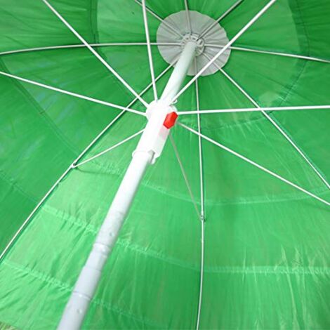 Outdoor Patio Hawaiian Parasol Beach Sun Shade Protection Umbrella Tilting Green