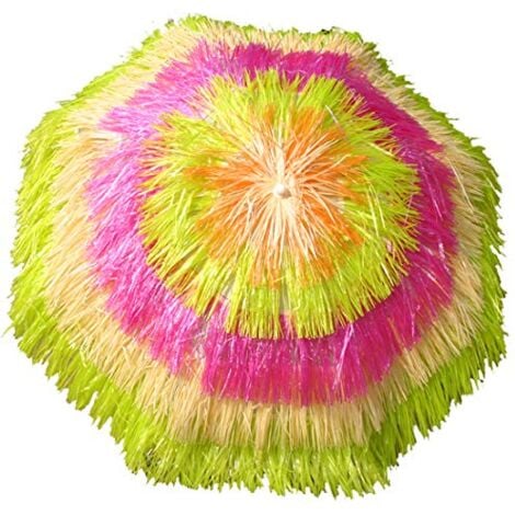 Outdoor Patio Hawaiian Parasol Beach Sun Shade Protection Umbrella Tilting Multiple Colour