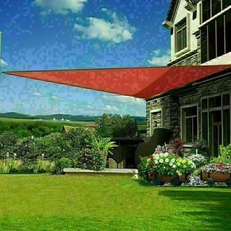 3.6m Sun Sail Shade Triangle Awning Canopy Garden Sun Patio Sunscreen 