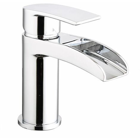 Aquariss Waterfall Bathroom Basin Tap Sink Mixer Faucet Chrome Open