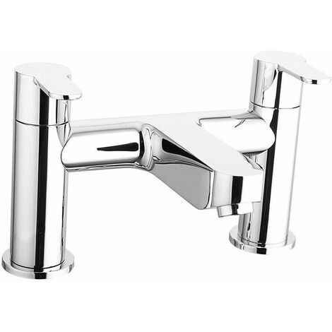 Aquariss Modern Bathroom Tub Monobloc Bath Filler Mixer Chrome Double ...