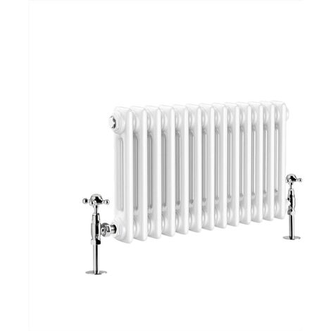 WarmeHaus Traditional Radiator White Double Panel 300x603mm (1/4)