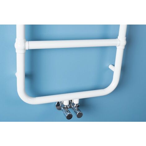 WarmeHaus Designer Heated Towel Rail Central Heating Bathroom Ladder Radiator Towel Warmer 1051 ...