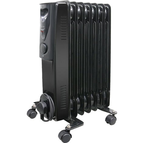 WarmeHaus Oil Filled Radiator Portable Electric Heater- 3 Heat Settings ...