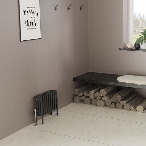 Warmehaus Traditional 4 Column Radiator 300x425 Black (1/5)