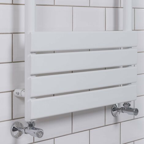 Warmehaus White Flat Panel Heated Towel Rail X Mm