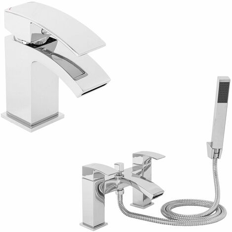Basin Mixer Tap and Bath Shower Mixer Tap Pack