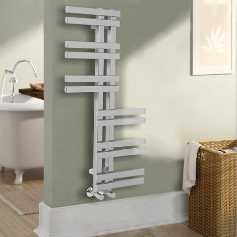 Bathroom Heated Towel Rail Reversible Radiator 1000x550mm Chrome