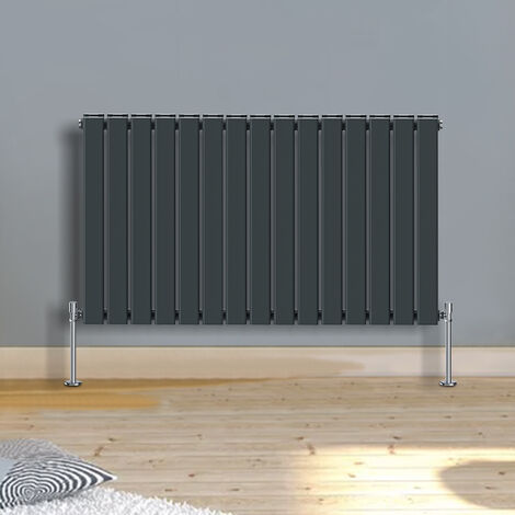 Warmehaus Horizontal Radiator Flat 600 x 1022mm Double Anthracite (1/5)