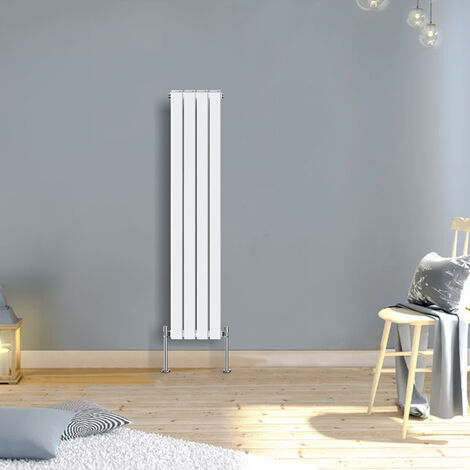 Warmehaus 1600x274mm Vertical Radiator Flat Panel Double White