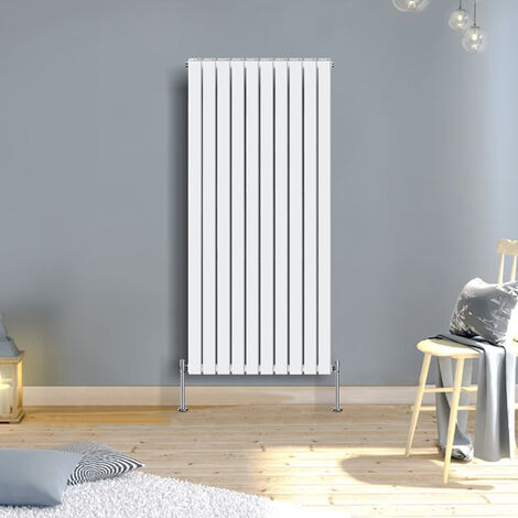 Warmehaus 1800 x 682mm Vertical Radiator Flat Panel Double White