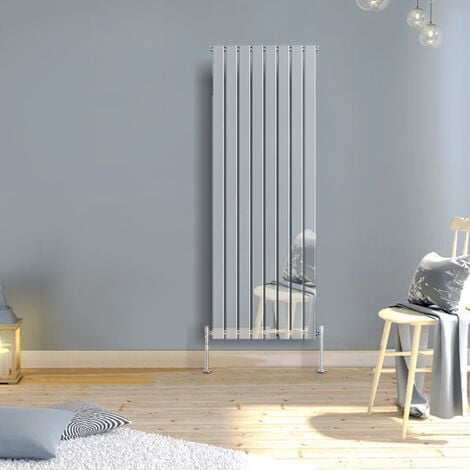 WarmeHaus Vertical Flat Panel Radiator Chrome 1800x544mm Single