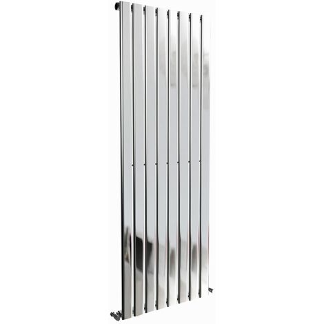 WarmeHaus Vertical Flat Panel Radiator Chrome 1800x544mm Single
