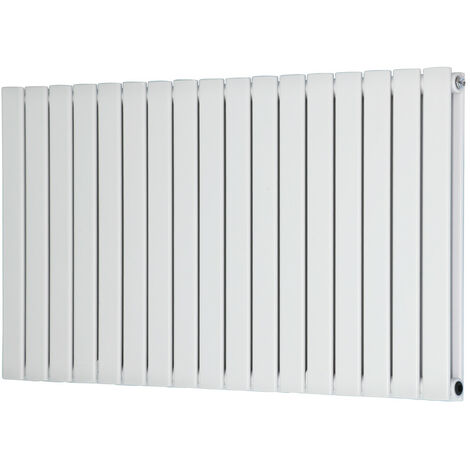 Warmehaus 600x1158mm Horizontal Radiator Flat Panel Double White