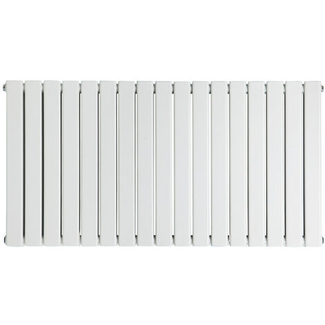 Warmehaus 600x1158mm Horizontal Radiator Flat Panel Double White
