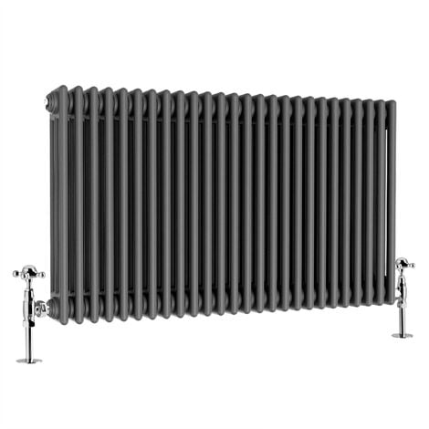 Warmehaus Traditional Triple Anthracite Radiator 600x1190mm