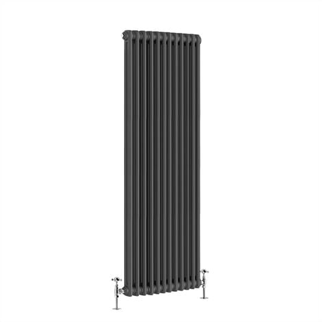 Warmehaus Traditional Double Anthracite Radiator 1800 x 560mm