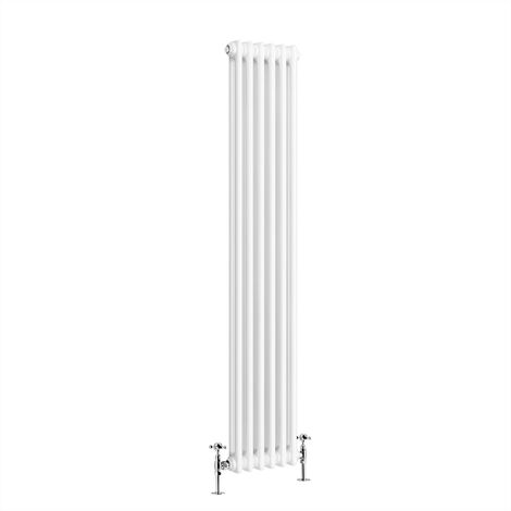 Warmehaus Traditional Double White Tall Radiator 1800 x 290mm (1/5)