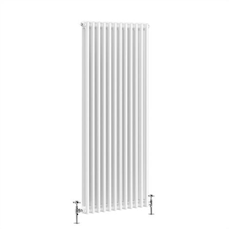 Warmehaus Traditional Double White Tall Radiator 1800 x 560mm