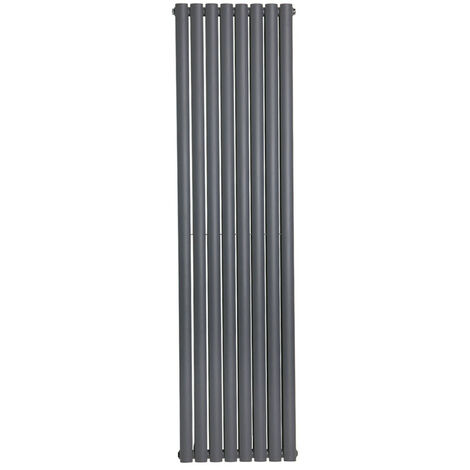 SKY Bathroom Central Heating 1800x472mm Vertical Oval Column Radiator Double Desinger Anthracite - View #9