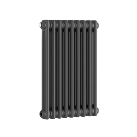Warmehaus Traditional Radiator 2 Column Anthracite Central Heating 600x425mm