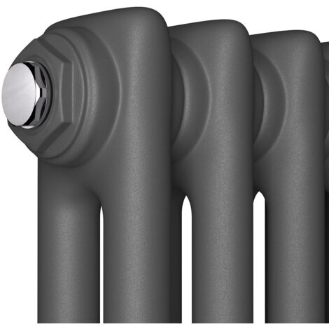 Warmehaus Traditional Radiator 2 Column Anthracite Central Heating 600x425mm