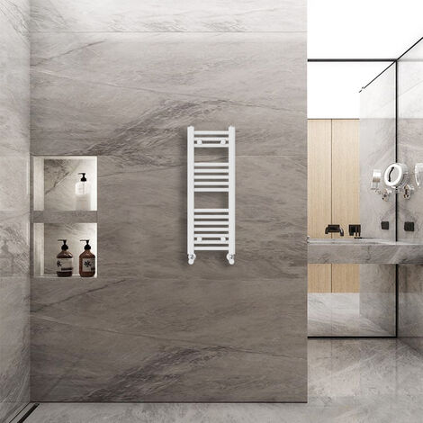 WarmeHaus Bathroom Ladder Radiator Straight White 800x300mm