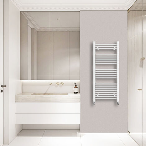 WarmeHaus Bathroom Ladder Radiator Straight White 1150x500mm