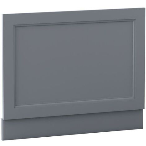 Aquariss Traditional Bath Panel Matte Grey MDF Adjustable Height 700mm End Bath Panel
