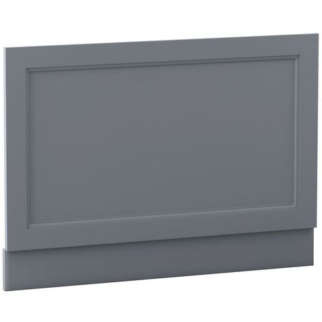 Aquariss Traditional Bath Panel Matte Grey MDF Adjustable Height 800mm End Bath Panel