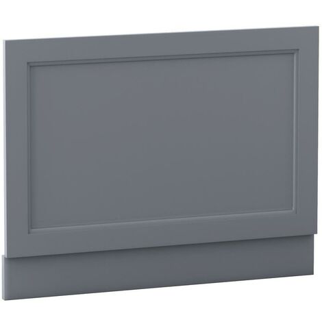 Aquariss Traditional Bath Panel Matte Grey MDF Adjustable Height 750mm End Bath Panel (1/2)