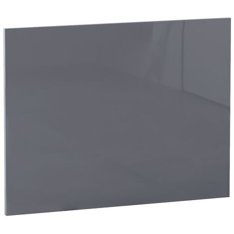 Aquariss Bathroom Gloss Grey Moisture Resistant Wooden Adjustable ...