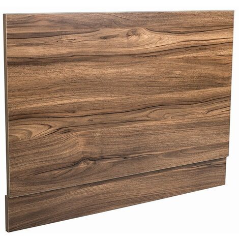 Aquariss Walnut Effect Wood Bath Panel 800mm End Panel