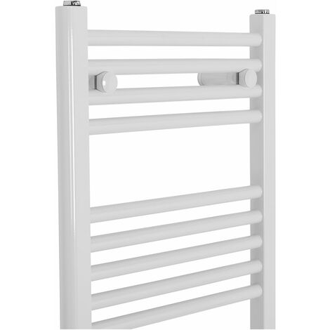 Straight Heated Towel Rail Bathroom Radiator White 900x450mm
