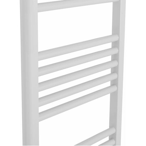 Straight Heated Towel Rail Bathroom Radiator White 900x450mm
