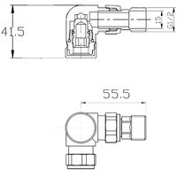 Designer Radiator 15mm Manual Corner Valve