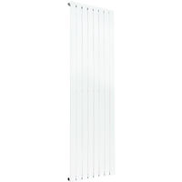 Karlstad 1600 x 546mm White Single Flat Panel Vertical Radiator
