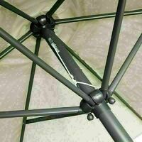 2.5M Round Garden Parasol Outdoor Patio Sun Shade Umbrella with Tilt Crank UV protection - Beige