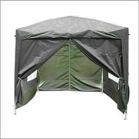 3 x 3m Garden Pop Up Gazebo Marquee Patio Canopy Wedding Party Tent - Anthracite