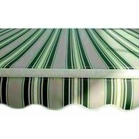 2x1.5m Garden Patio Manual Sun Shade Shelter Retractable Canopy - multi-Stripe
