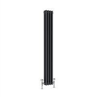 Warmehaus Traditional Triple Anthracite Radiator 1500 x 200mm