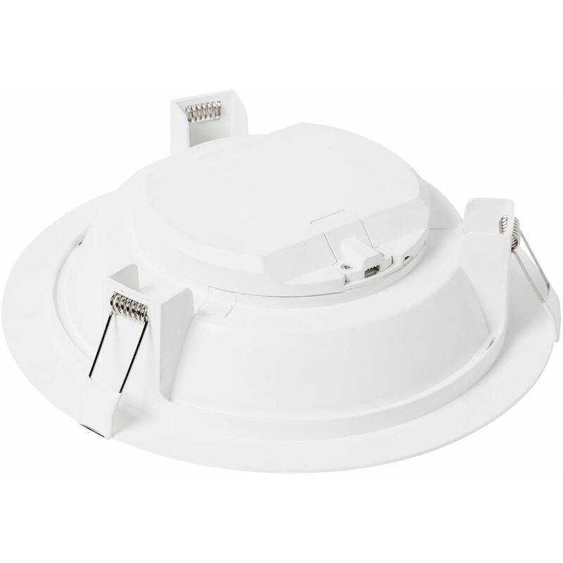 Regulable,450 Lumens,IP44,Foco LED para Hogar Foco LED Empotrable Redondo,3 x 5W,3000K Blanco Cálido Iluminación Comercia Oficina