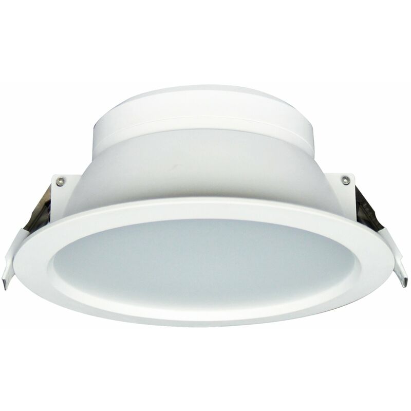 Regulable,450 Lumens,IP44,Foco LED para Hogar Foco LED Empotrable Redondo,3 x 5W,3000K Blanco Cálido Iluminación Comercia Oficina