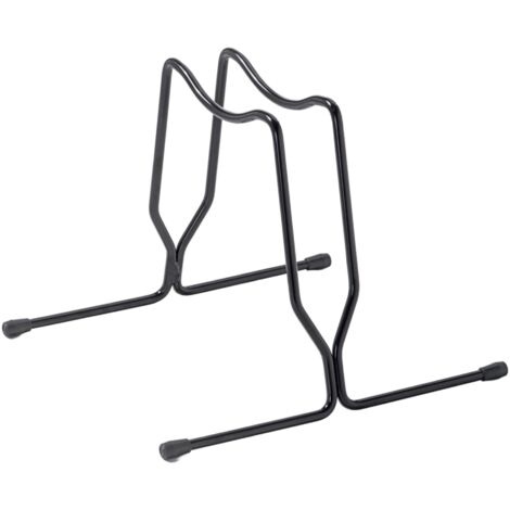 Andrys - Râtelier Porte-vélo au Sol 1 Place, Fixe, également pour vélos avec frein à disque, en acier, couleur argent, 35 x 35 x 30 cm - Posti: 1 - Finitura: Verniciato - Colore: Nero