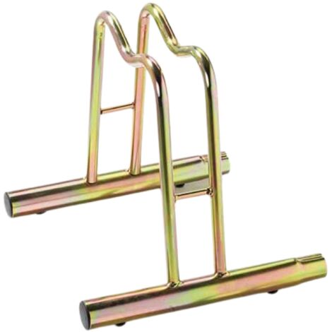 Andrys - Râtelier Porte-vélos au sol, encastrable pour porte-vélos identiques, en acier galvanisé à froid, or tropical, 38,5 x 42 x 26 cm, 1 place - Finitura: Zincato - Posti: 1 - Colore: Oro (1/4)