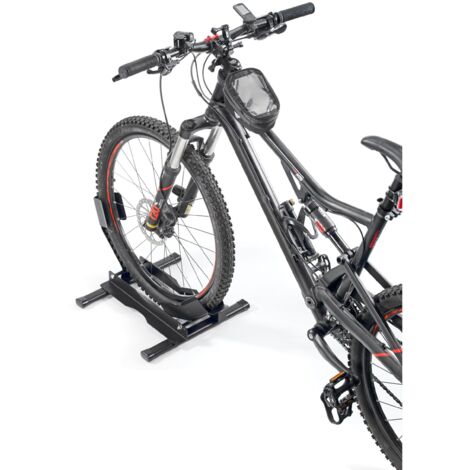 Andrys Râtelier à Vélos 1 Place avec Capuchons Roues 6,5 cm 40x43x30 Noir