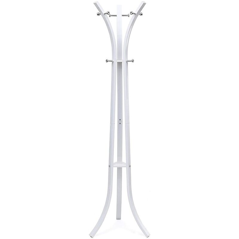 Songmics Perchero De los abrigos con 9 gancho metal 176 cm altura blanco rcr01w pie colgar 176cm