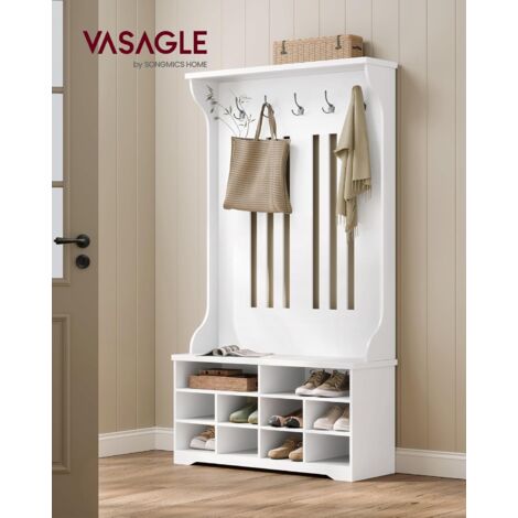 Armario Perchero Banco Recibidor VASAGLE Perchero Recibidor