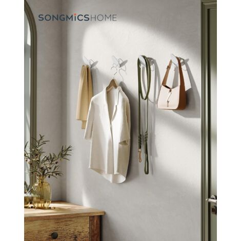 Gancho De Pared Estilo Vintage Con Forma De Grifo - Perchero De Metal Y Madera Para Colgar Abrigos, Toallas O Decorar