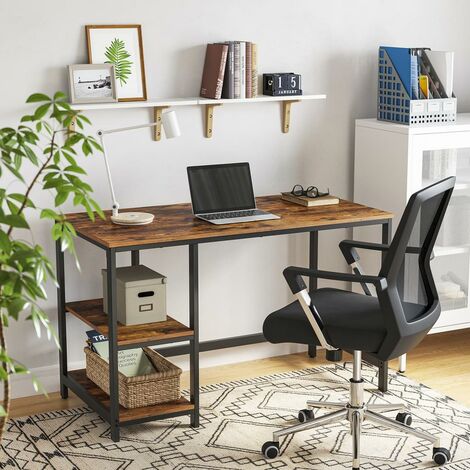 Estantería de escritorio de 2 niveles, estantería de escritorio ajustable,  estantería de escritorio de madera y metal, estantería de escritorio